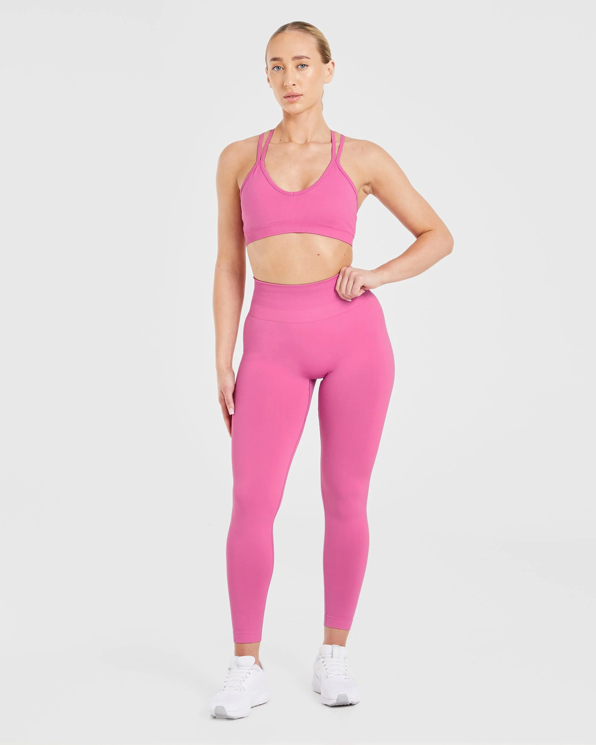 Power Seamless Leggings - Rose - Image 3