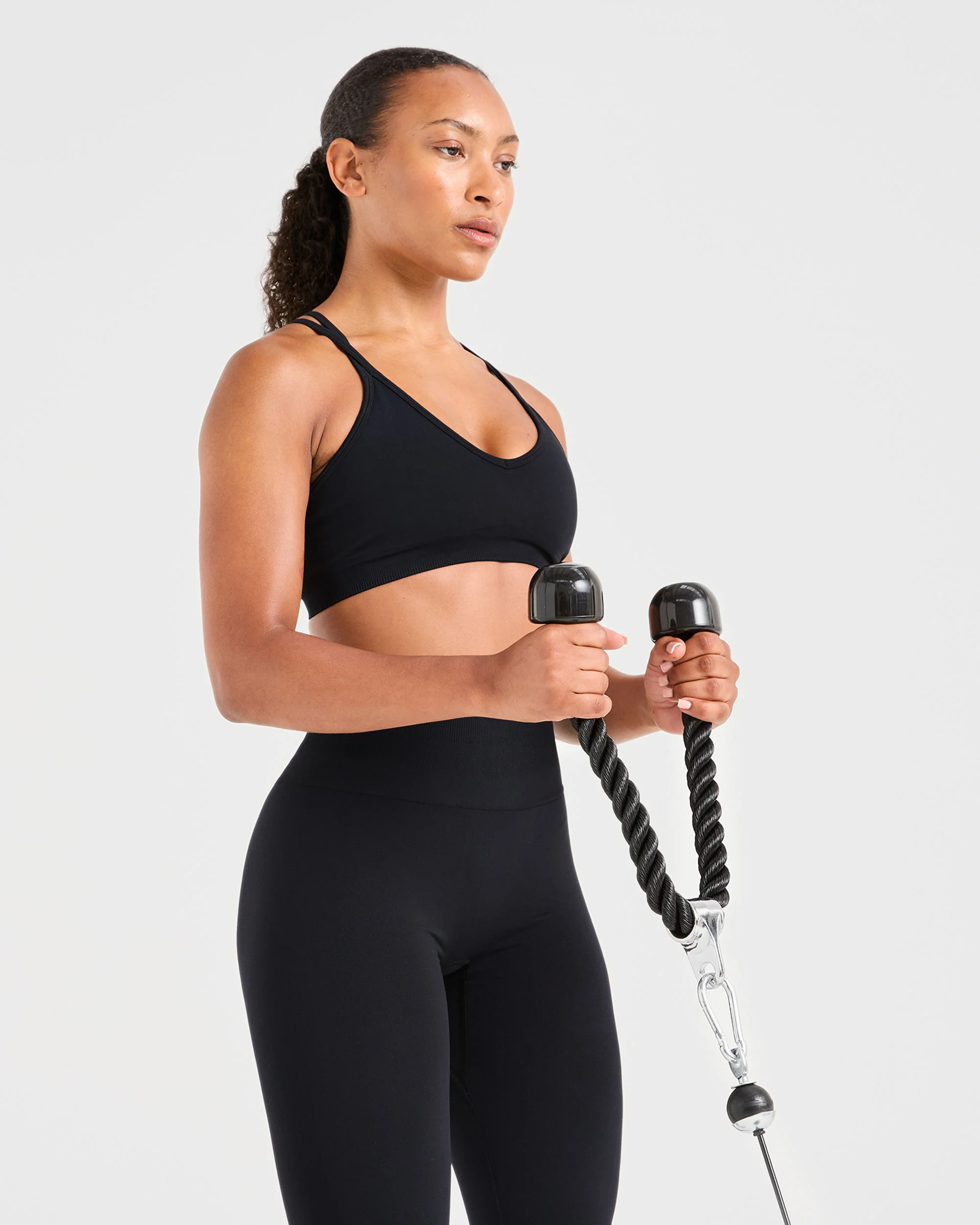 Power Seamless Sports Bra - Noir - Image 7