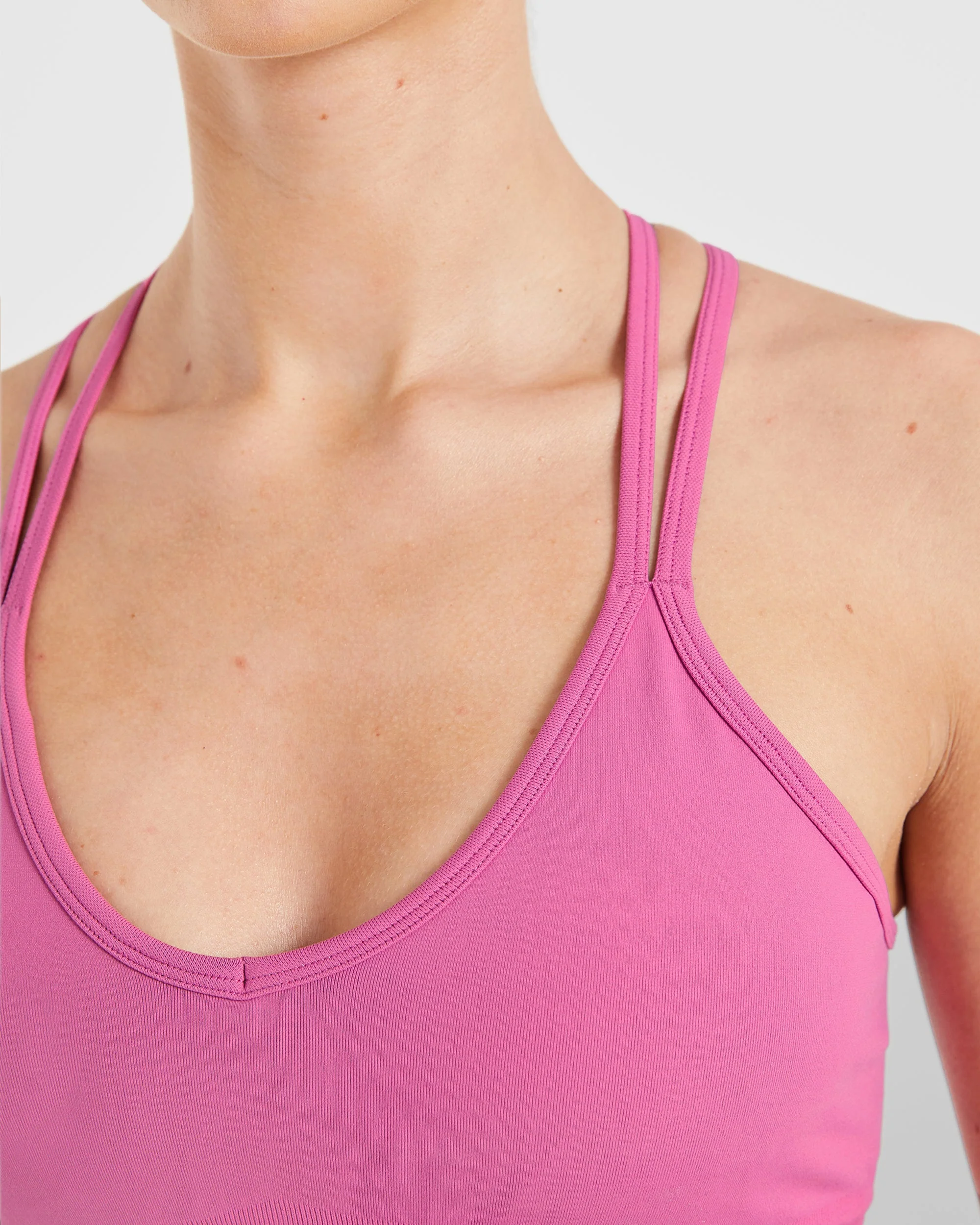 Power Seamless Sports Bra - Rose - Image 5