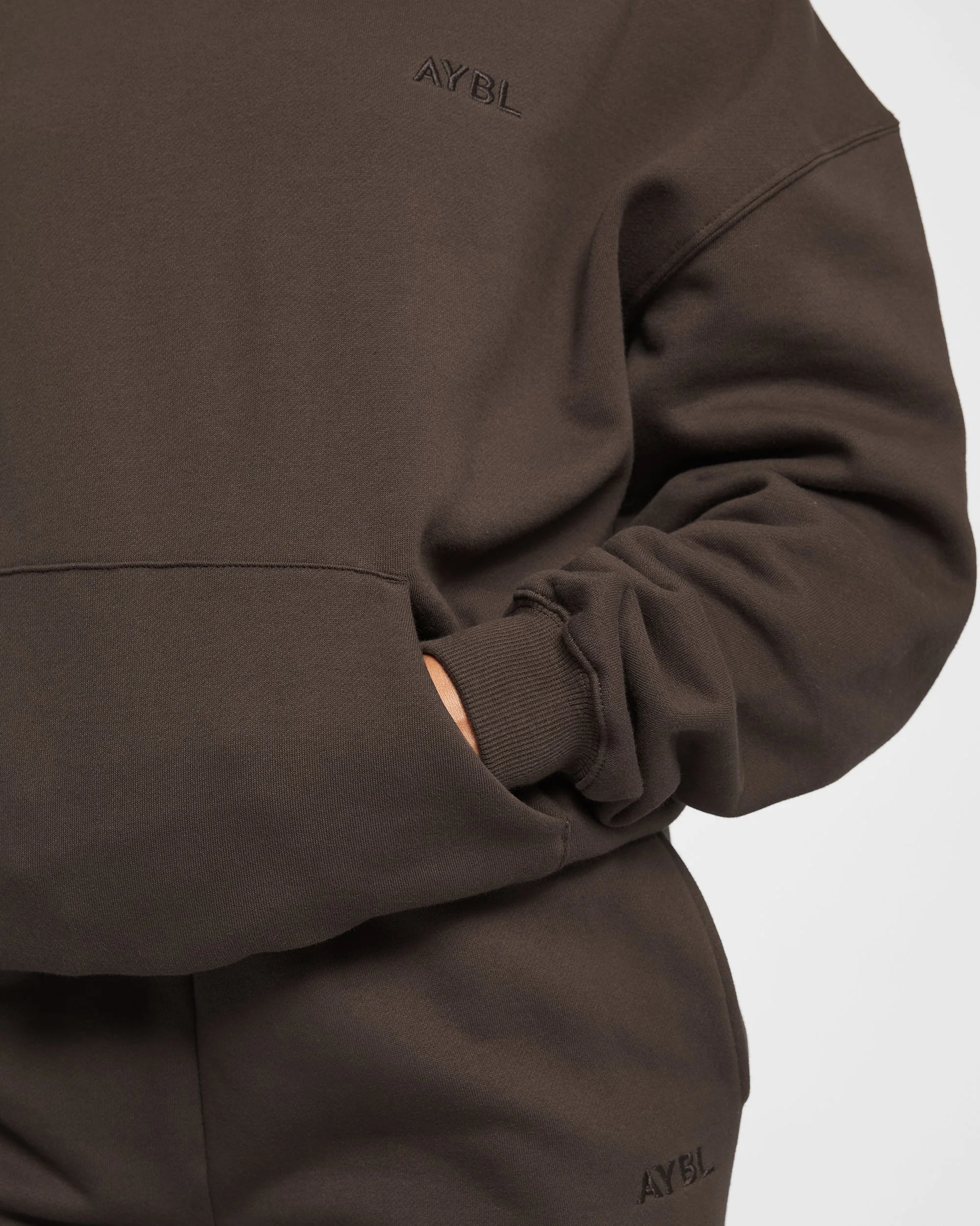 Premium Oversized Joggers - Coffee Marron - Image 5