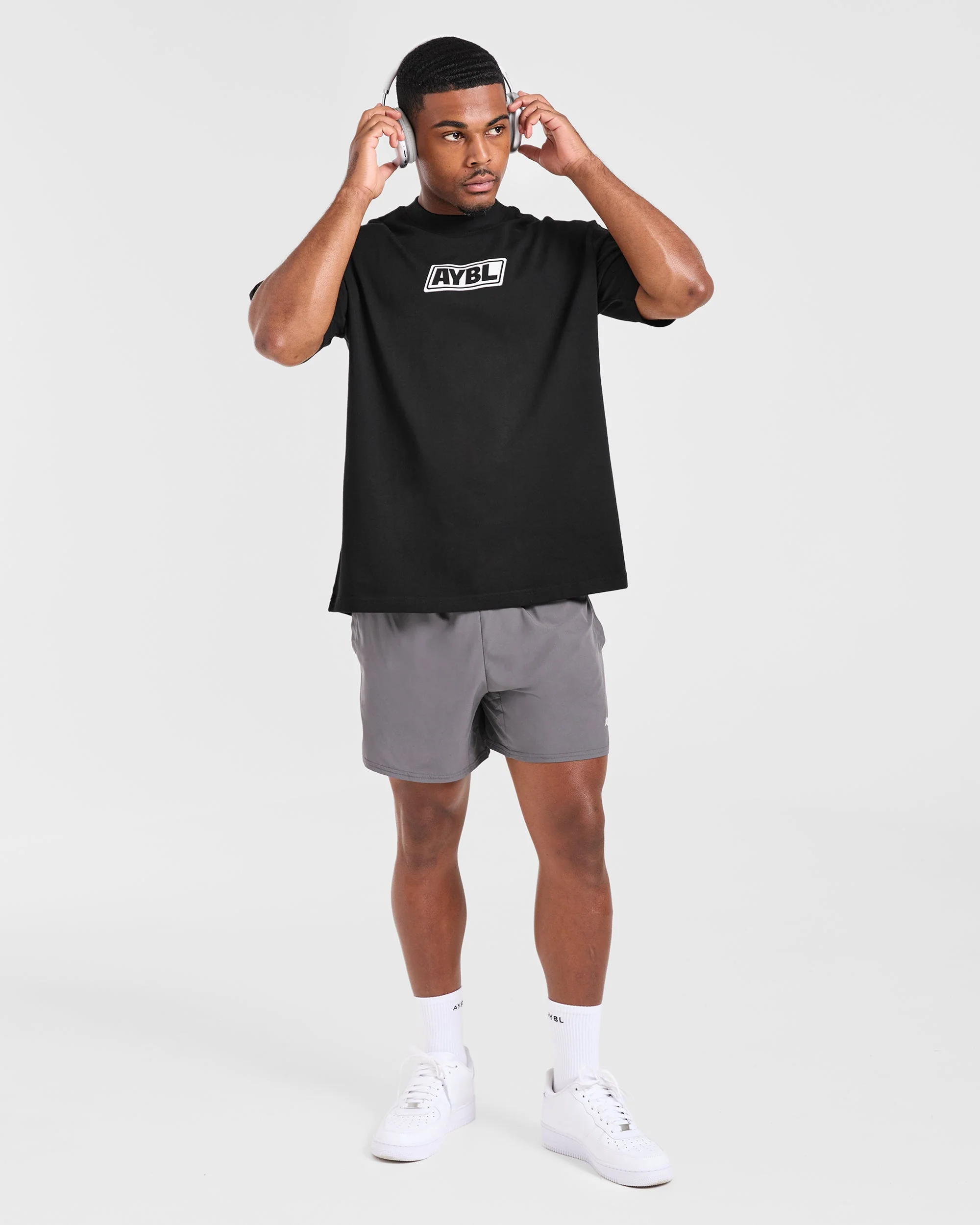 Retro Oversized T Shirt - Noir - Image 8