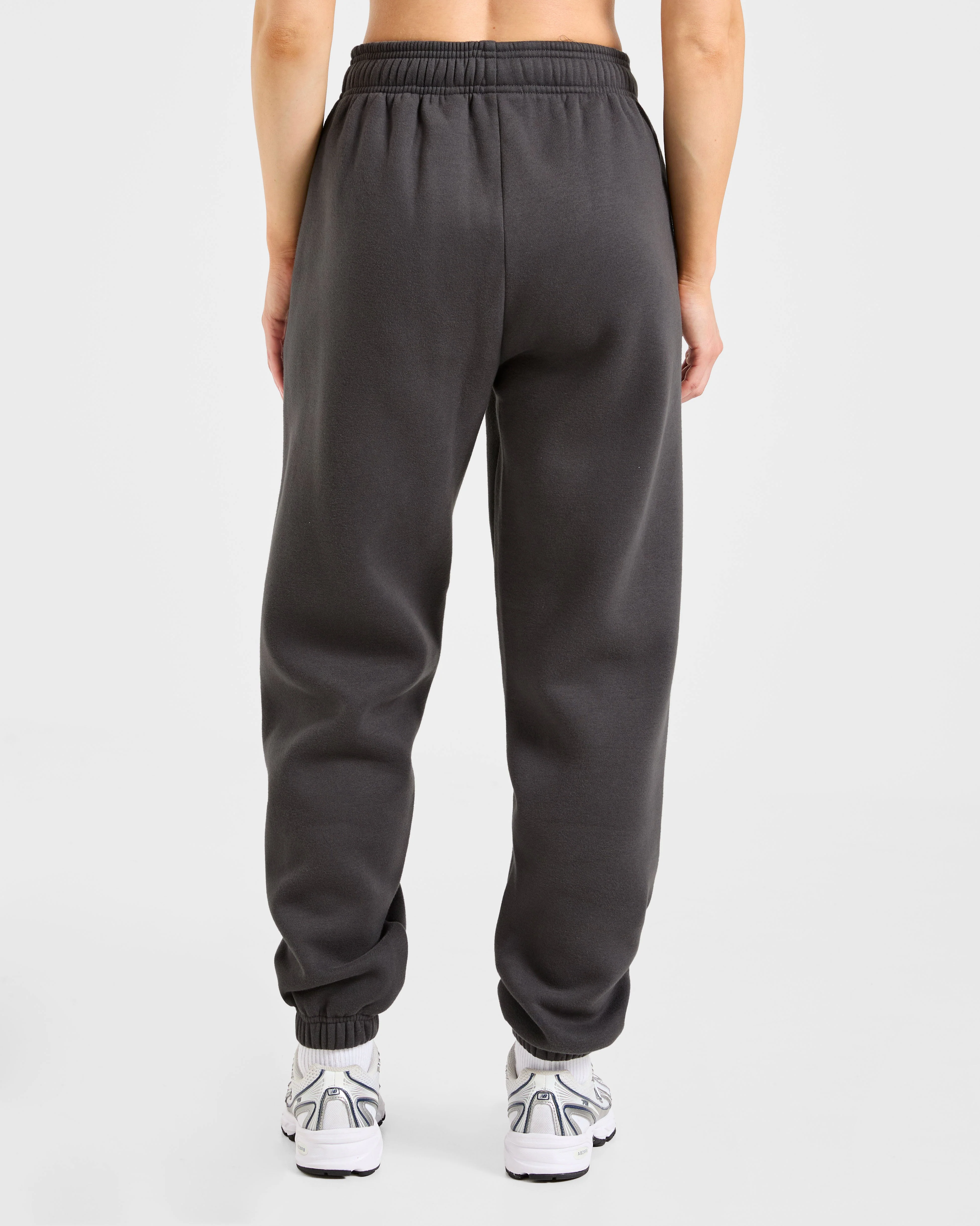 Sports Essentials Oversized Joggers - Charcoal/Rose - Image 2