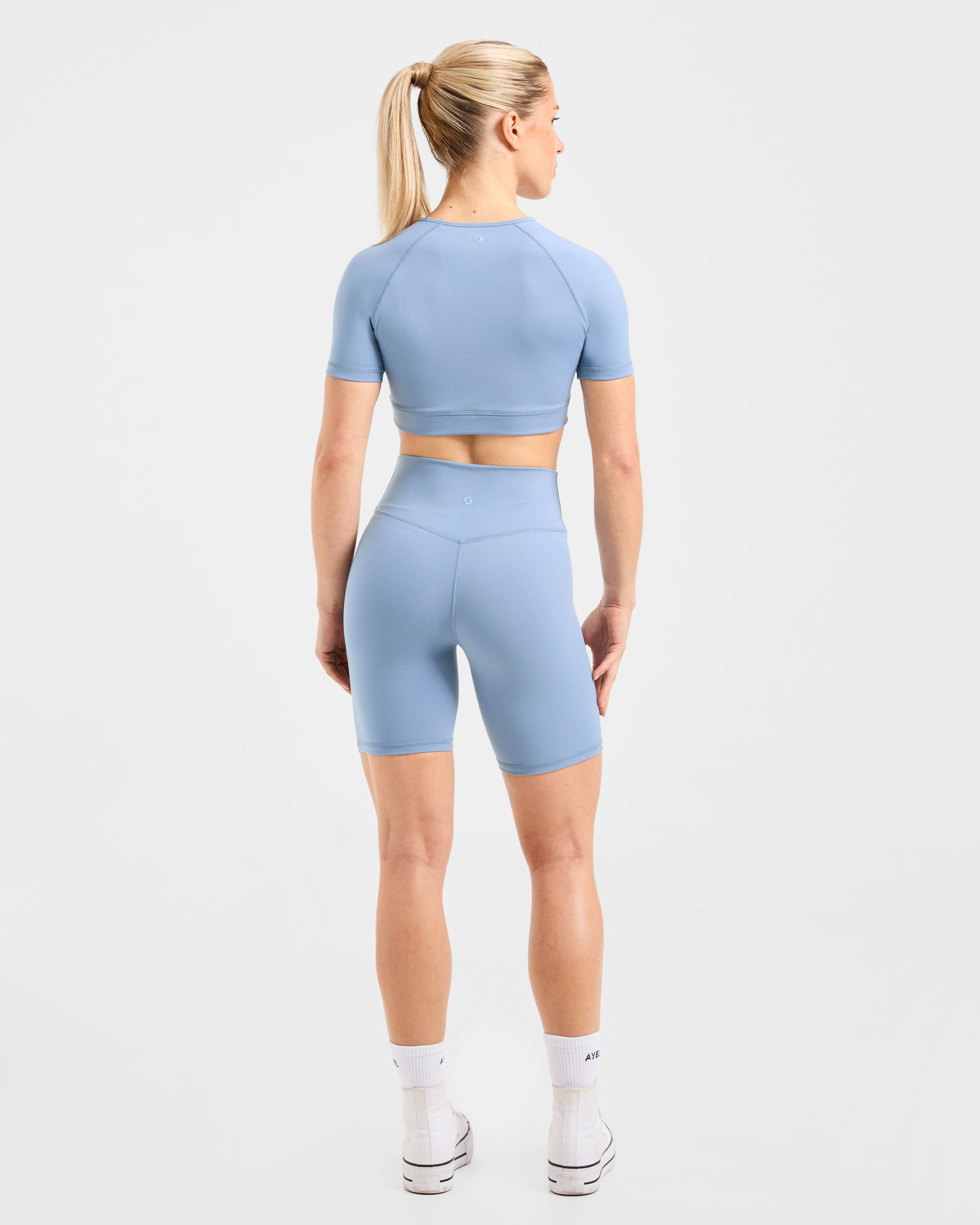 Staple Crop Top - Slate Bleu - Image 4