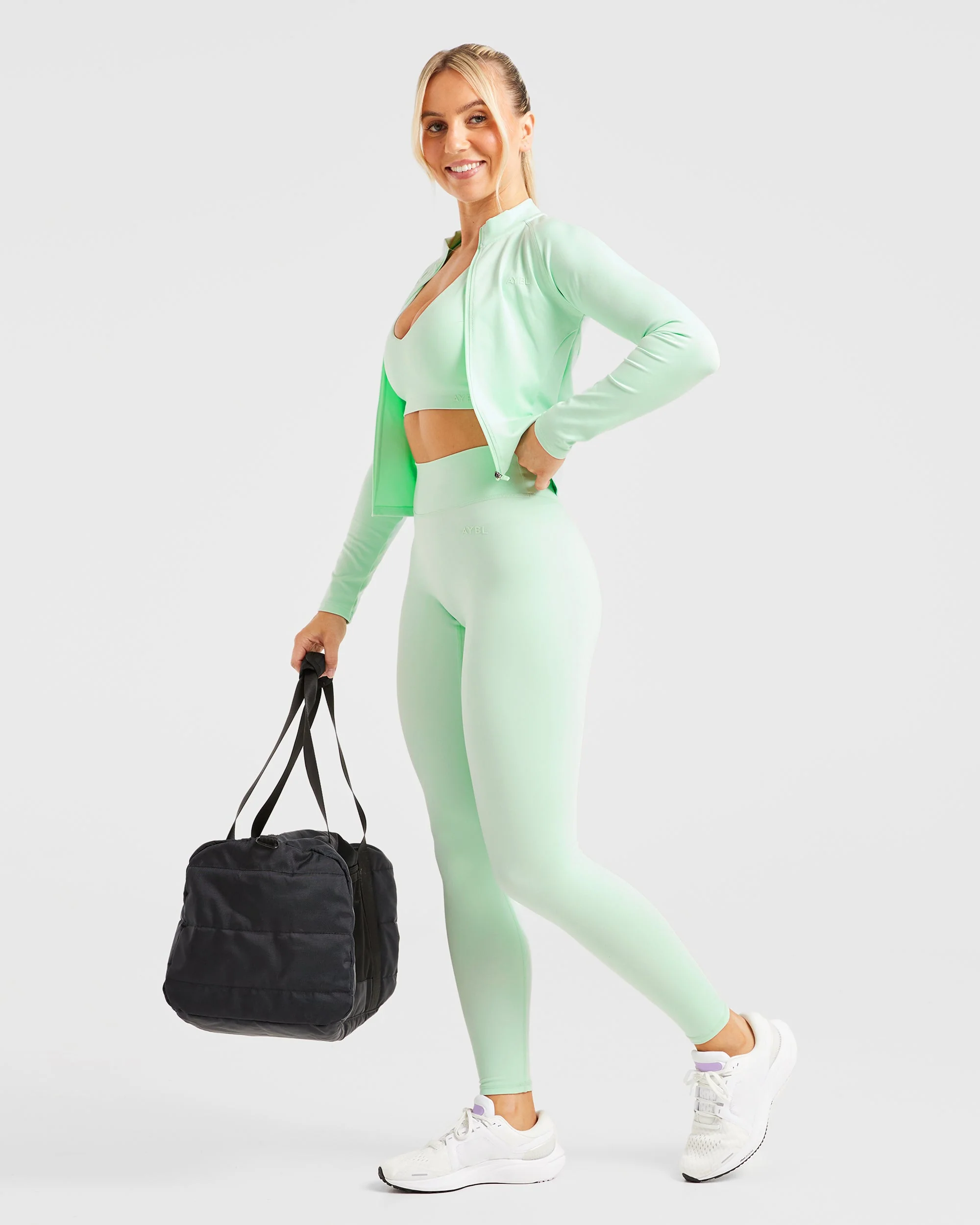 Staple Zip Jacket - Mint Vert - Image 7