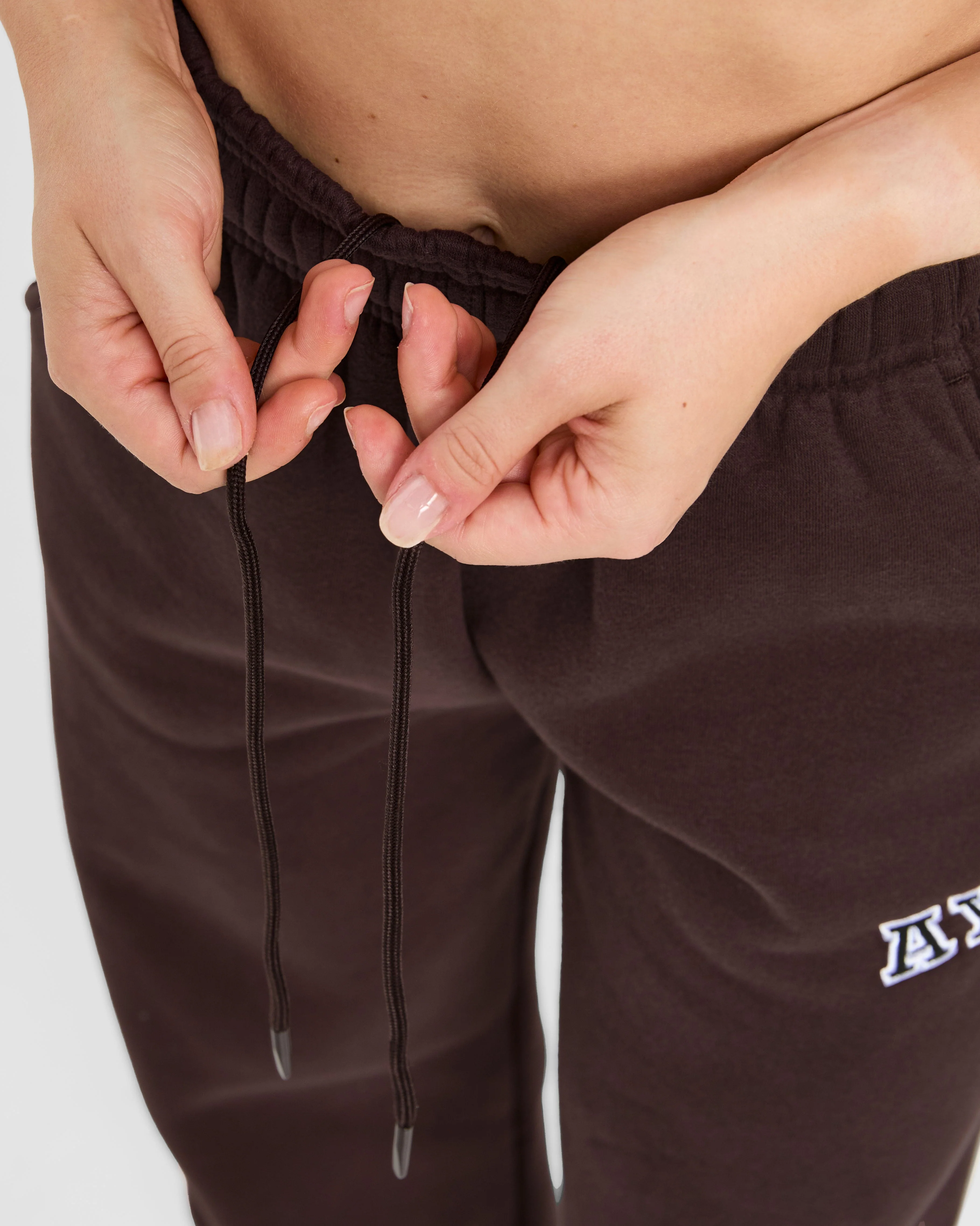 Varsity 2.0 Oversized Joggers - Cocoa Brun - Image 5
