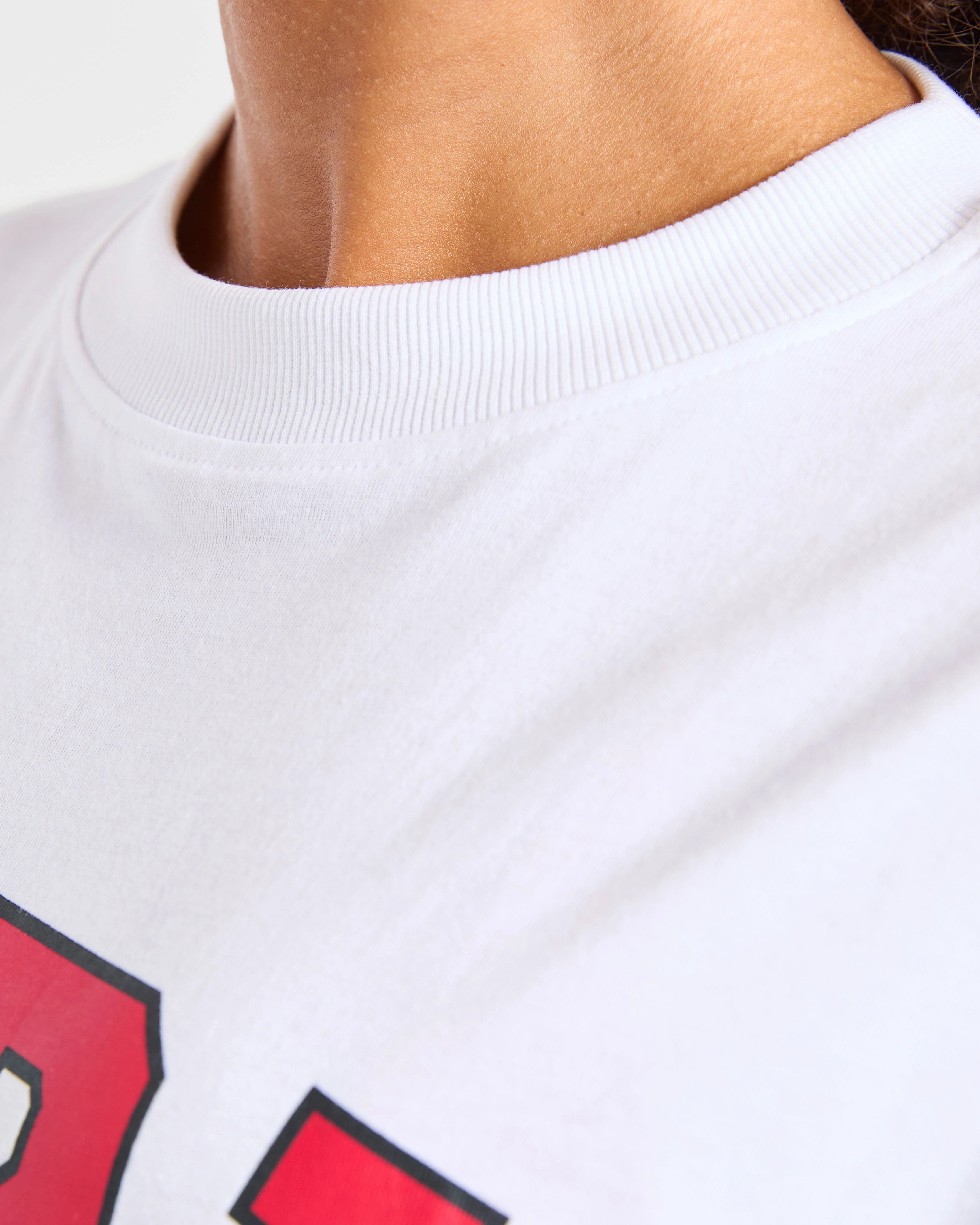 Varsity 2.0 Oversized T Shirt - Rouge - Image 6